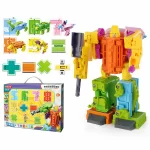 Transformer Dinosaurs Combiners Toys Learning Math Numbers 5/6/7/8/9