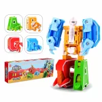 Transformer Combiners Toys Learning Alphabet, Letters A/B/C/D​, Dinosaur, Animal