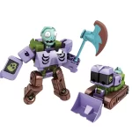 Bulldozer Construction Vehicle And Zombie Transformer Toy with Battle Axe