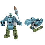 Excavator/Digger Construction Vehicle And Zombie Transformer Toy With Spear