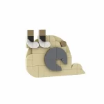 MOC – Letters Q Monster(LEGO Alternative Bricks) Learning Toy