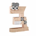 MOC – Monster Number 3/Three(LEGO Alternative Bricks), Learning Math Toy