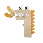 MOC – Monster Number 7/Seven(LEGO Alternative Bricks), Learning Math Toy