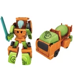 Mixer Construction Vehicle And Zombie Transformer Toy With Sword