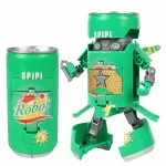 Green Transformer​ Toys - 7/Seven Up Sprite Soda Can Drinks