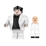 Minifigure - Marvel SuperHeroes King Pin Amiable Fat Guy In White Business Suit with Black Hair​(LEGO Alternative Bricks)
