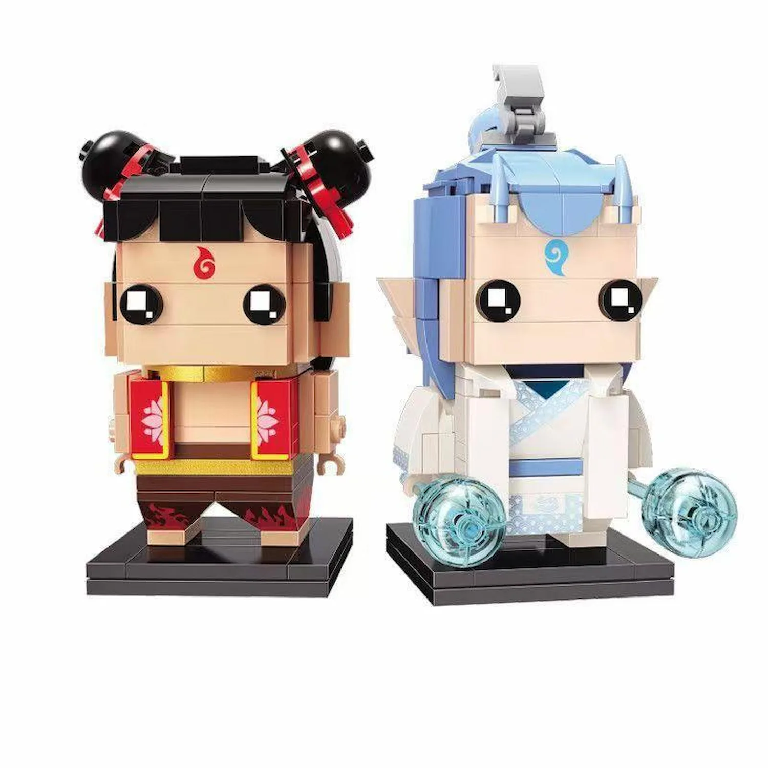 Keeppley Brickheadz - Ne Zha & Ao Bing(LEGO Alternative Bricks)