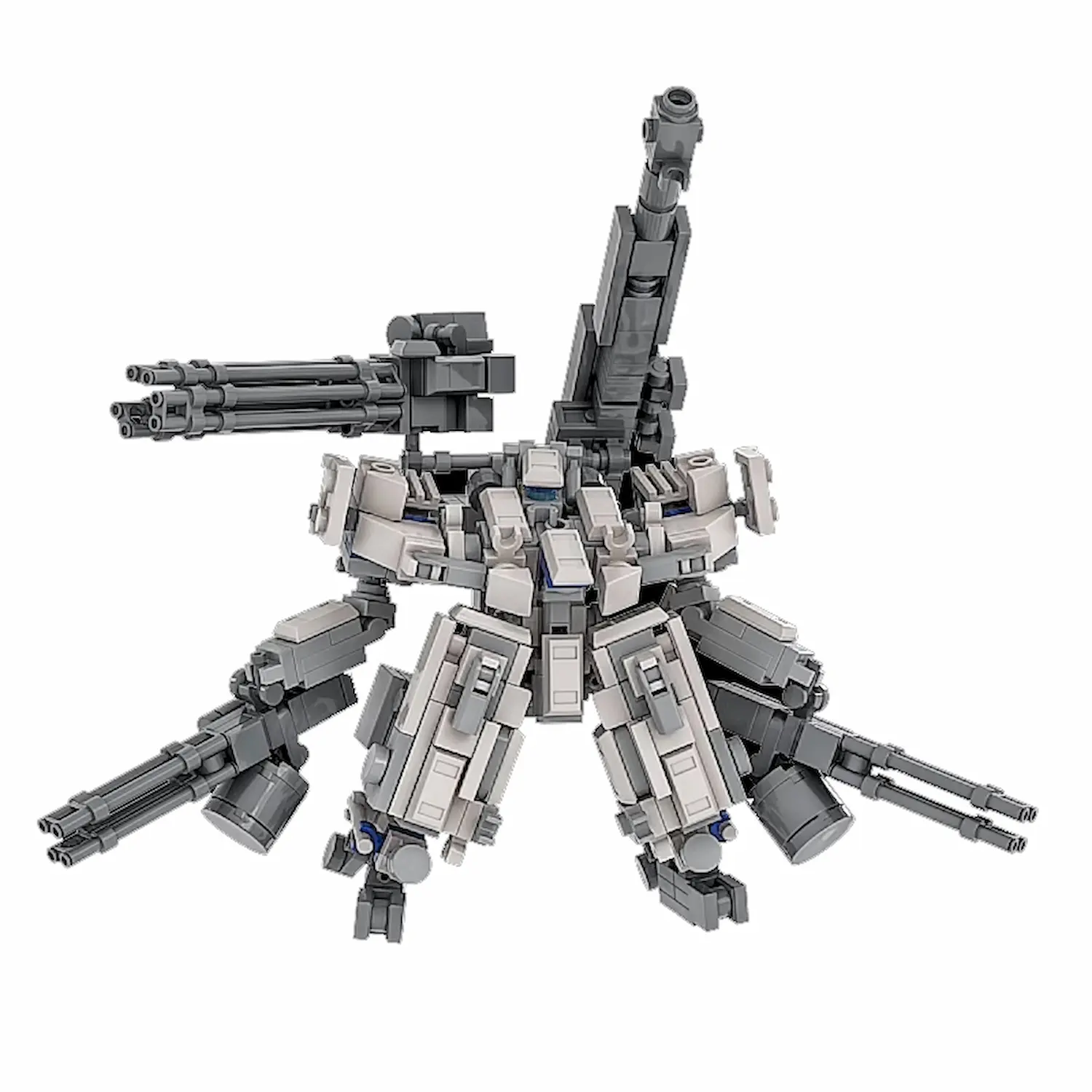 MOC – Military Sci-Fi Mecha LEGO Alternative Bricks 4