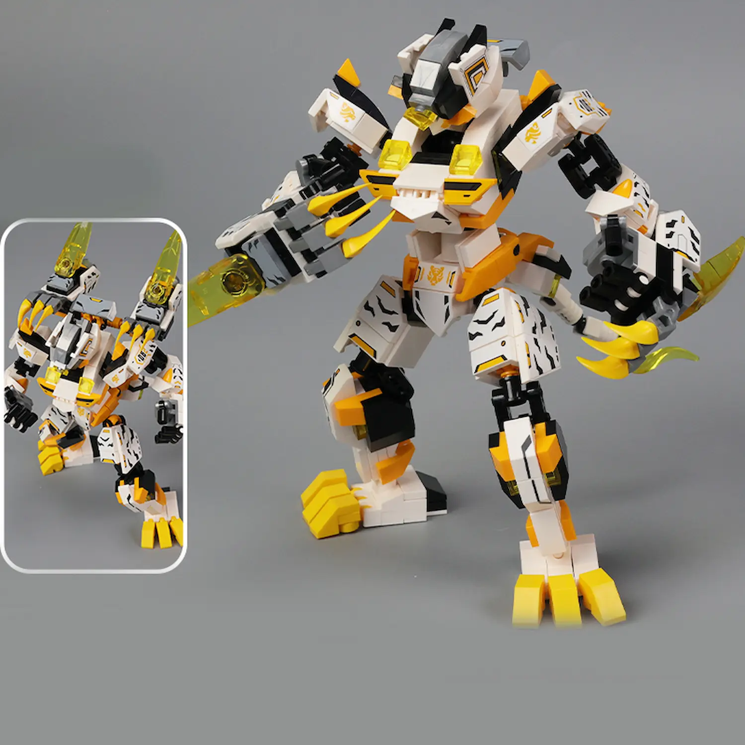 MOC – Western Polar White Tiger Mecha-LEGO Alternative Bricks