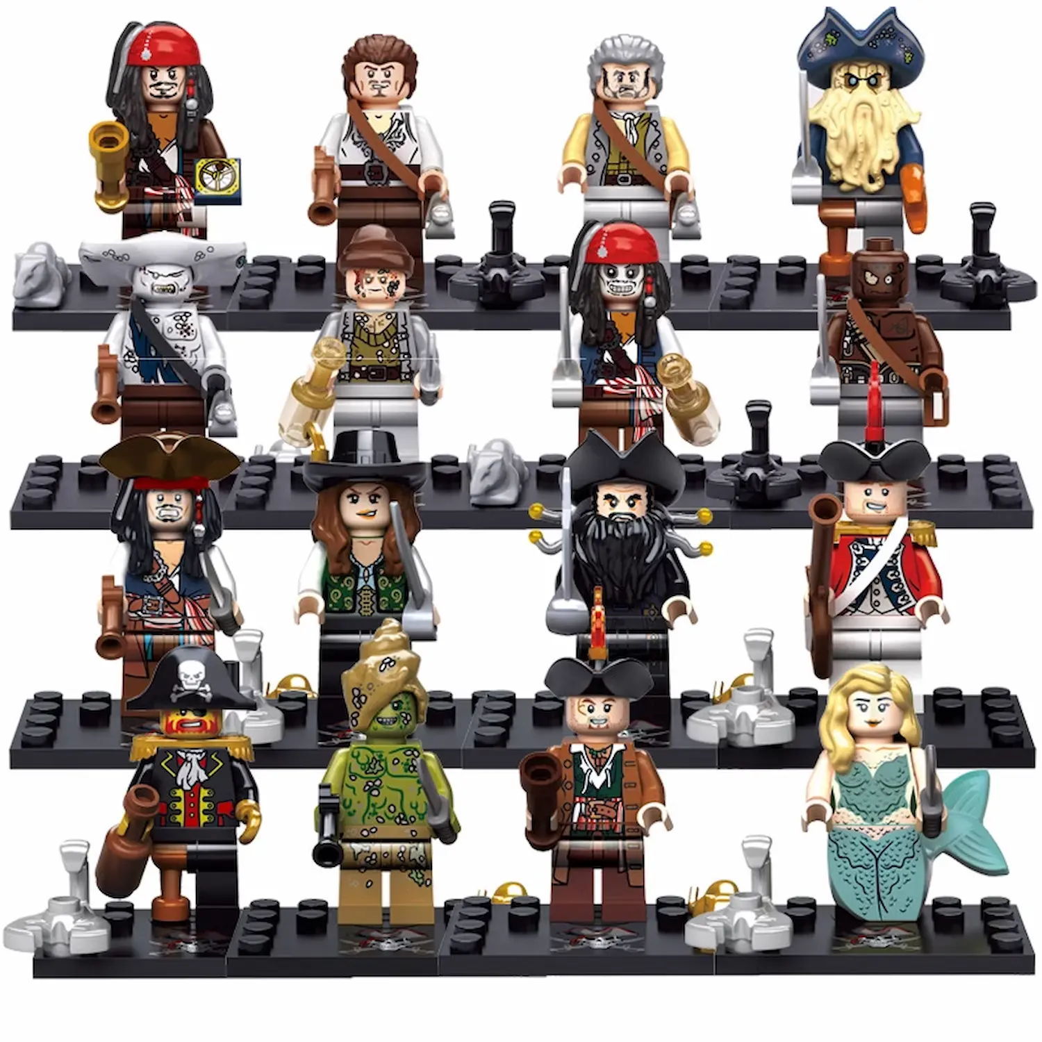 Minifigures - Pirates of the Caribbean​(LEGO Alternative Bricks)