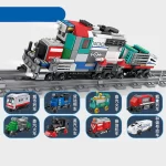 8-in-1 Transformable City Train(LEGO Alternative Bricks)