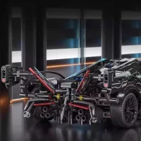 the tailstock of Lamborghini V12 Black LEGO Alternative Bricks