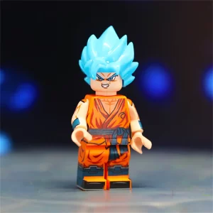 Minifigure - Son Goku Super Saiyan God Blue (LEGO Alternative)