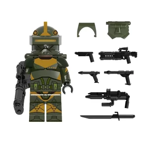 Minifigure – Forest Combat Clone Trooper (LEGO Alternative)