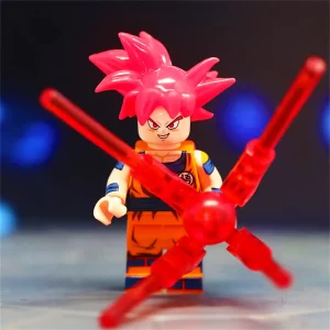 Minifigure - Son Goku Super Saiyan God (LEGO Alternative)