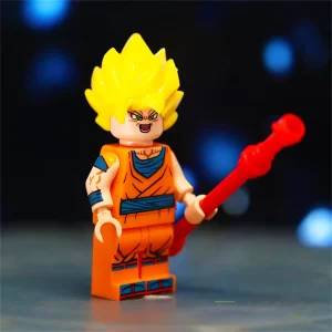 Minifigure - Son Goku Super Saiyan (LEGO Alternative)