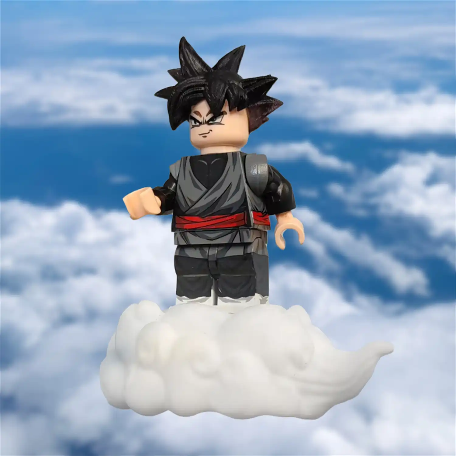Custom Piece - Flying Nimbus White - 3D Print for LEGO