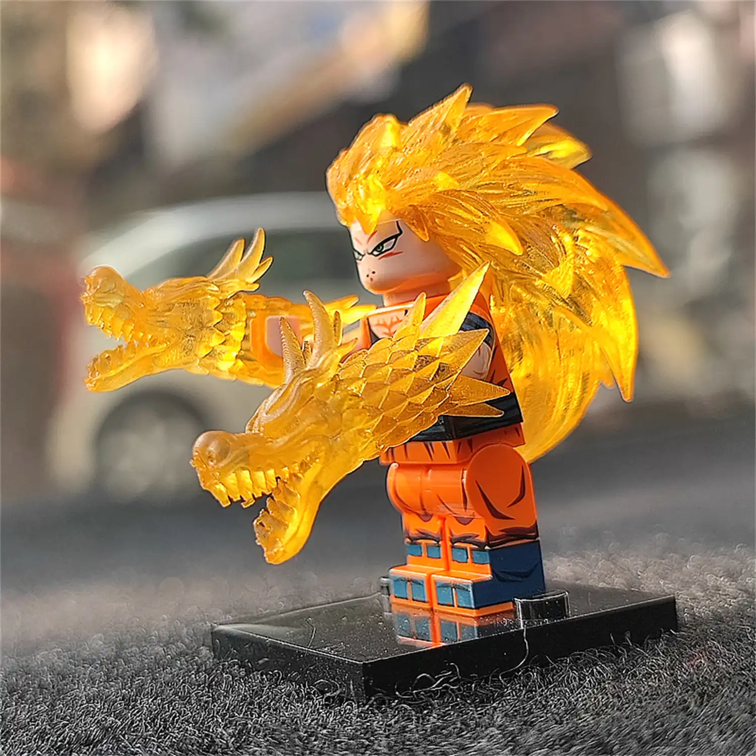Custom Piece - Goku Super Saiyan 3 Dragon Fist Piece - 3D Print for LEGO