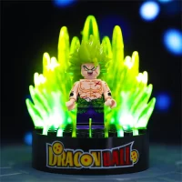 Light Kits​ Display Stand - Green - for LEGO Dragon Ball Minifigures