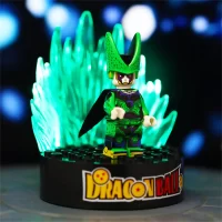 Light Kits​ Display Stand - Green - for LEGO Dragon Ball Minifigures