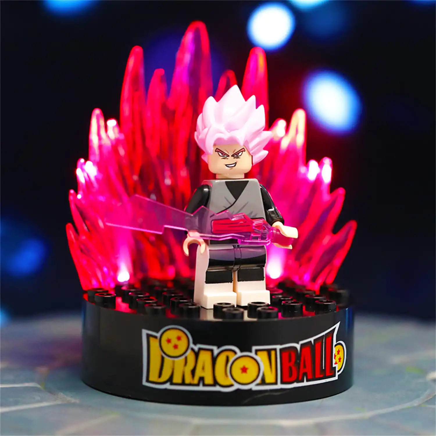 Light Kits​ Display Stand - Hot Pink - for LEGO Dragon Ball Minifigures