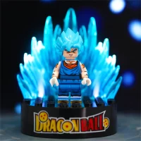 Light Kits​ Display Stand - Light Blue - for LEGO Dragon Ball Minifigures 2