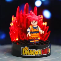Light Kits​ Display Stand - Red - for LEGO Dragon Ball Minifigures 2