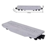 MOC – Military Tank Armored vehicle transport Heavy duty load flatcar (LEGO Alternative Bricks)