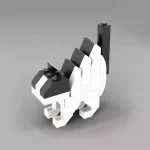 MOC – Frightened Cow Cat(LEGO Alternative Bricks)