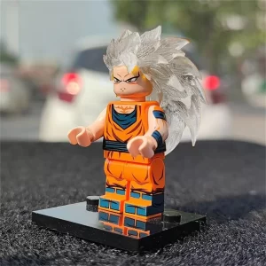 Minifigure - Goku Super Saiyan 3 with White Hair (LEGO Alternative)