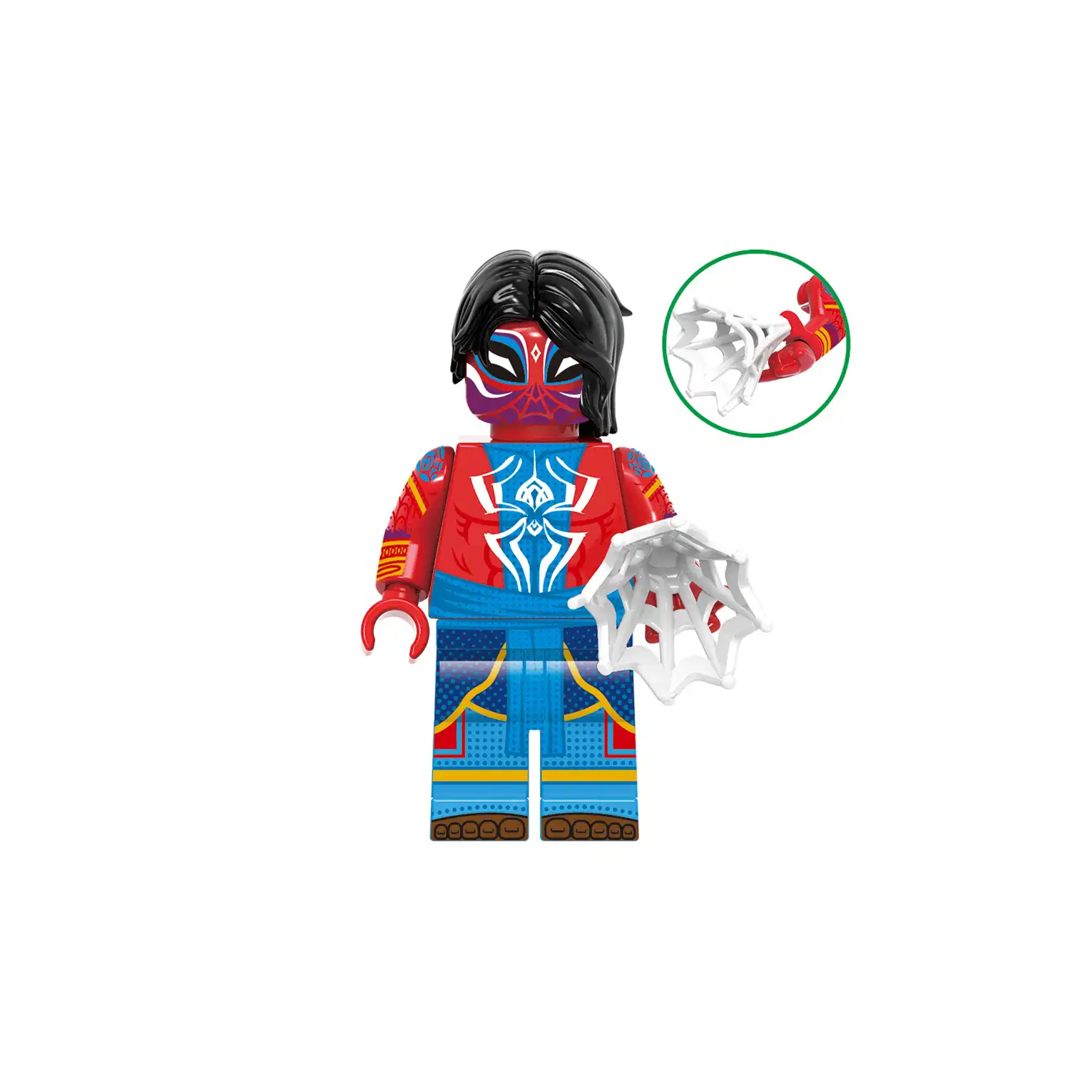 Minifigure - Pavitr Prabhakar Spider Man India​​​ (LEGO Alternative)