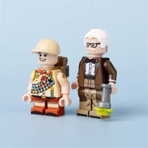 Minifigure – Carl Fredricksen and Russell Up (LEGO Alternative)