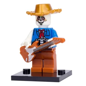 Minifigure – Héctor Rivera wearing a sombrero Coco (LEGO Alternative)