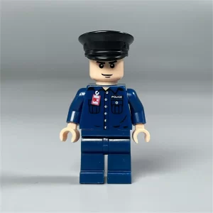 Minifigure – Male Hong Kong Police Officer Policeman (LEGO Alternative)