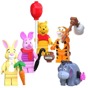 Minifigures - Winnie the Pooh figures (LEGO Alternative)