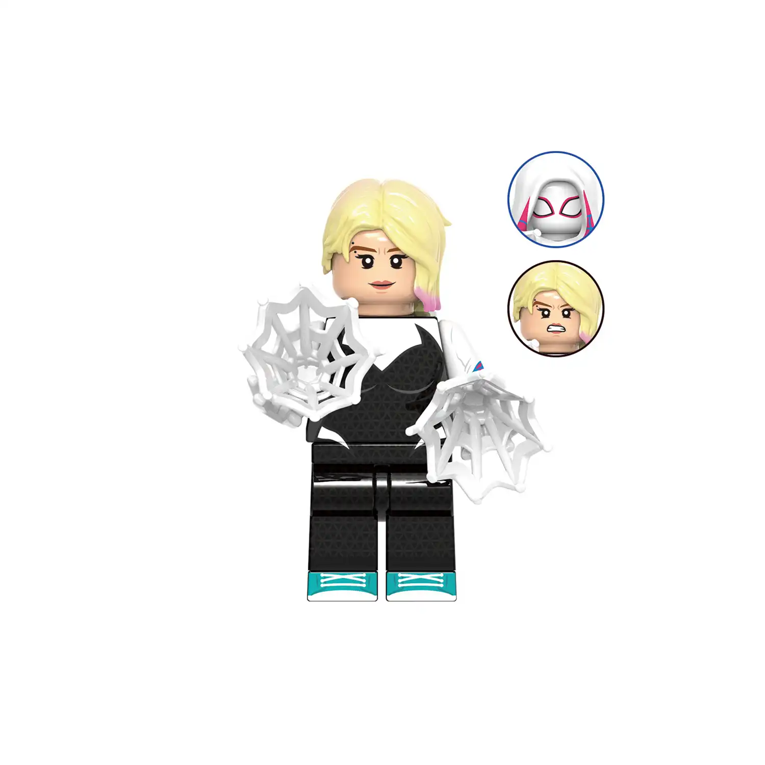 Minifigure - Gwen Stacy Ghost Spider Woman​​​ (LEGO Alternative)