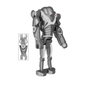 Minifigure – Super Battle Droid Light Grey (LEGO Alternative)