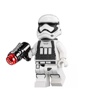 Minifigure – First Order Stormtrooper with Red Gun (LEGO (LEGO Alternative)