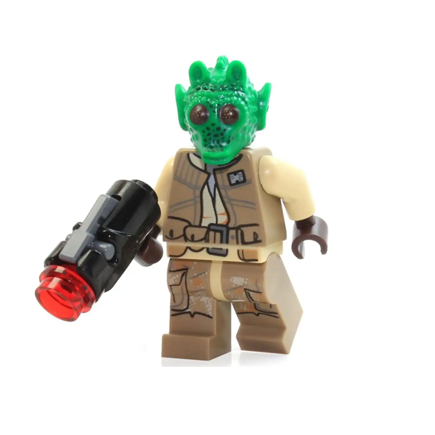 Minifigure – Rodian Rebel Trooper Alliance Fighter (LEGO Alternative)