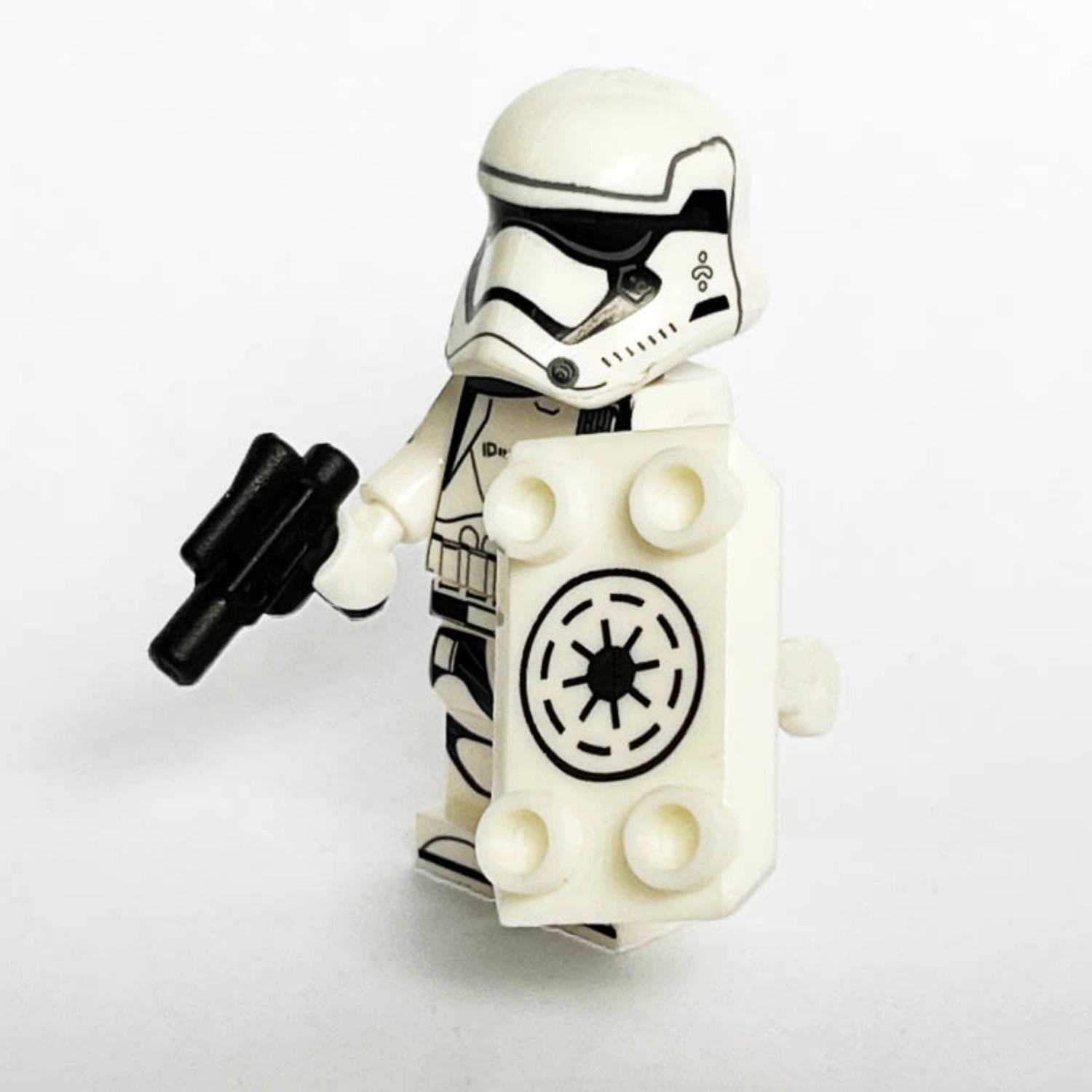 Minifigure - First Order Riot Control Stormtrooper with Riot Shield (LEGO Alternative)