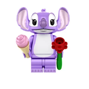 Minifigure – Stitch light purple or lavender (LEGO Alternative)