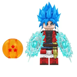 Minifigure - Son Goku Super Saiyan God Super Saiyan (LEGO Alternative)