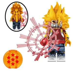 Minifigure - Cumber Evil Saiyan with Restraint Mask (LEGO Alternative)