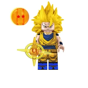 Minifigure - Son Goku Super Saiyan 3 (LEGO Alternative)
