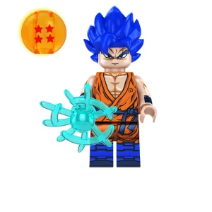 Minifigure - Son Goku Super Saiyan Blue (LEGO Alternative)