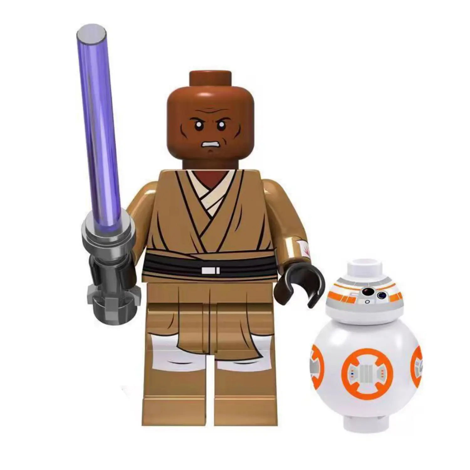 Minifigure - Mace Windu (LEGO Alternative)