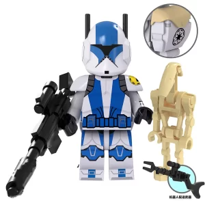 Minifigure – Clone Trooper with B1 Battle Droid (LEGO Alternative)