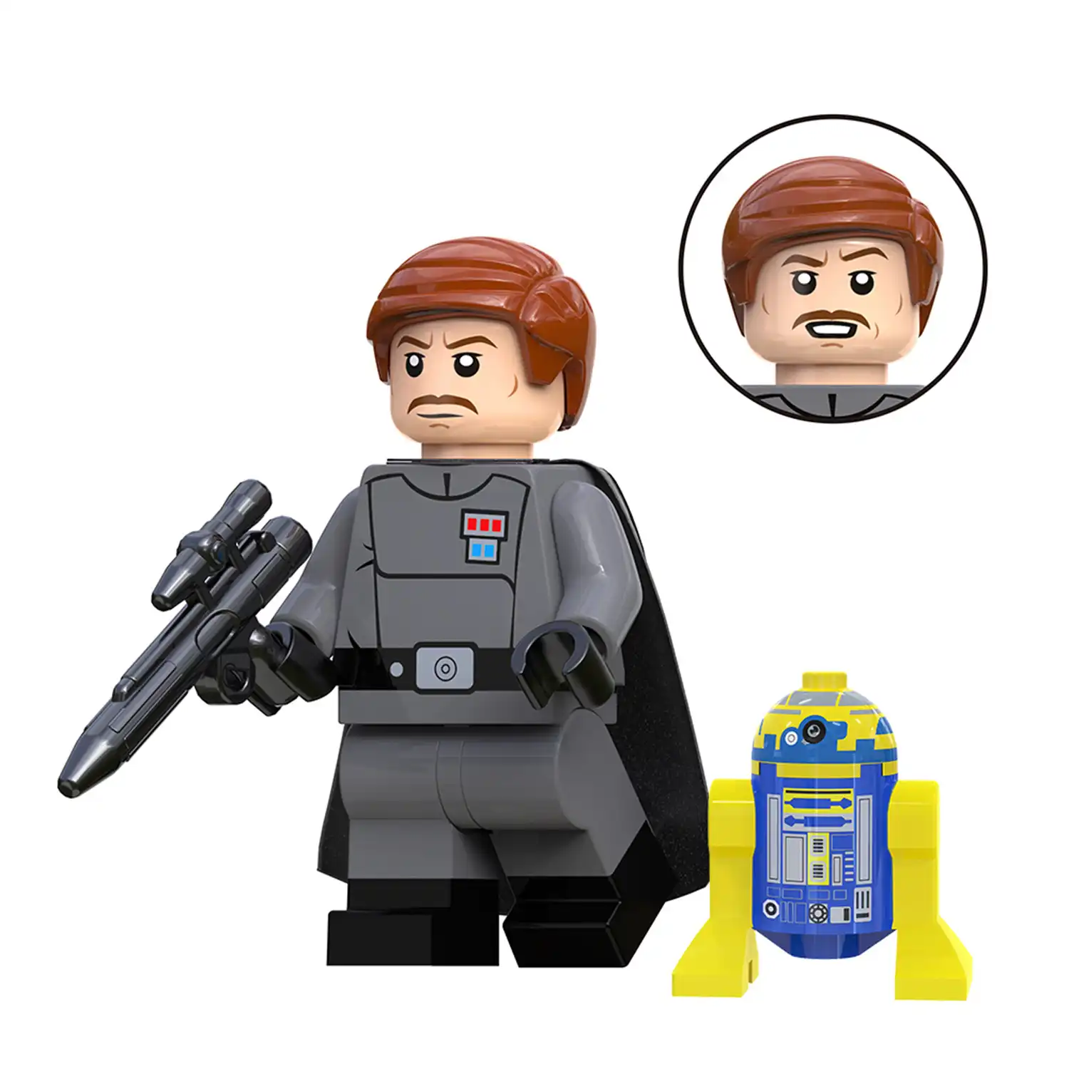 Minifigure – Wullf Yularen with R3 S6 (LEGO Alternative)