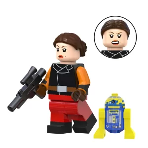 Minifigure – Padmé Amidala with ​R3 S6 (LEGO Alternative)