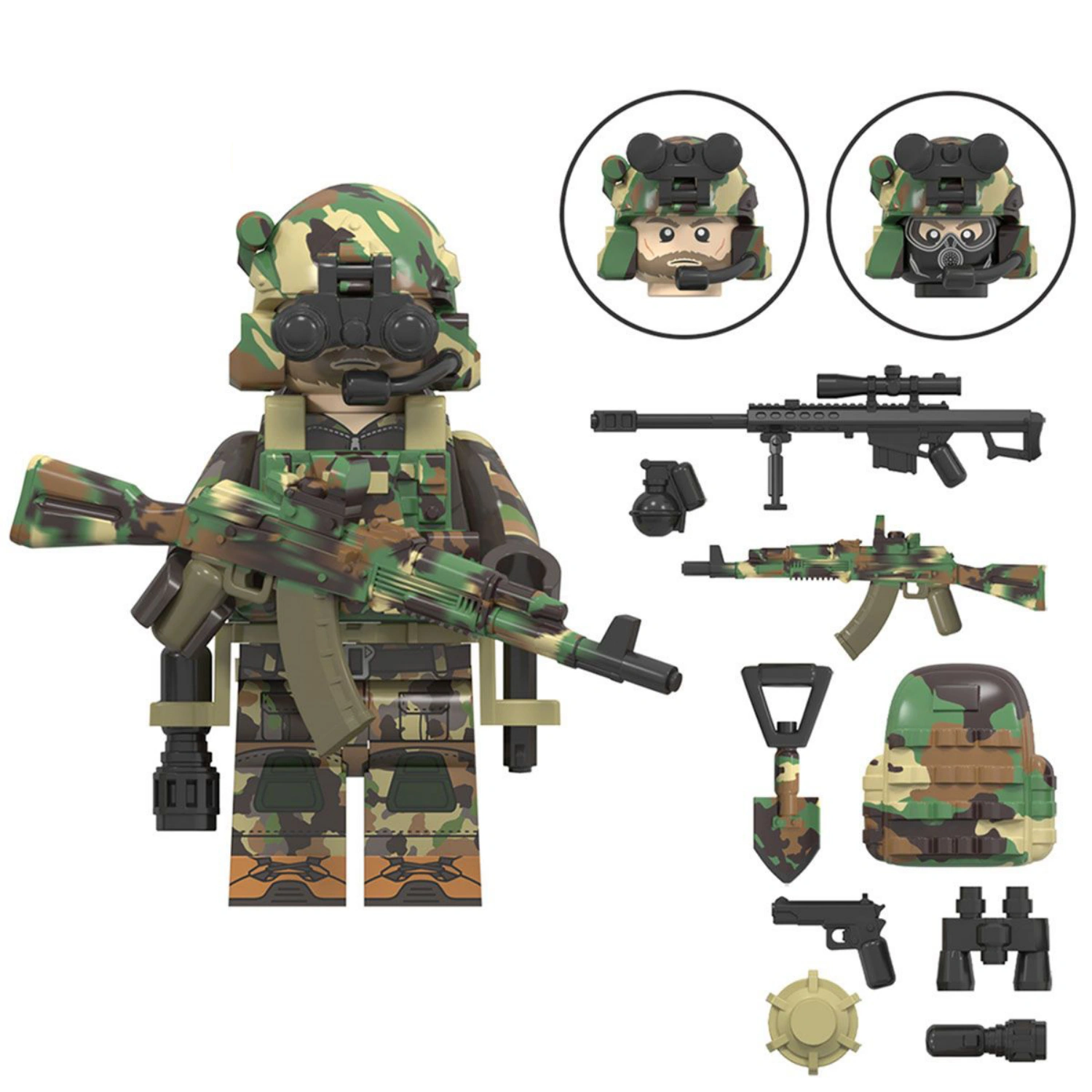 Minifigure - Alpha Group Special Forces​ (LEGO Alternative)